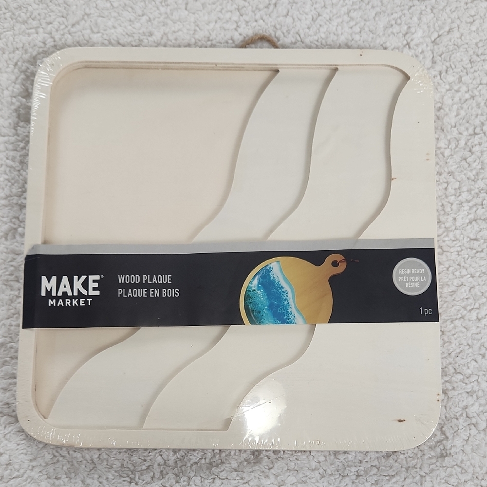 Make Market Wood Plaque For Resin